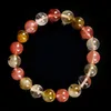 Strand Beaded Strands 2023 Fashion Diy10 Mm Watermelon Tourmaline Multicolor Bead Bracelet Charm Sweet Girl Favorite Birthday Gift