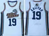 NCAA Mens White Basketball Jerseys College Aaliyah Numéro 19 Jersey Bricklayers Sixième Rock N 'Jock B-Ball Jam 1996 MTV Movie Shirts S-2XL