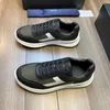 Fashion Men Dress Shoes Collision Cross Soft Bottoms Running Sneakers Italy Vintage Elastic Band Low Top Calf Leather Designer Casual Walk Athletic Shoes Box EU 38-45