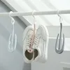 Hangers Shoes Hanging Rack Drying Hanger Multifuntion Shoe Shelf Stand For Footwear Creative Storage Organizer Hook