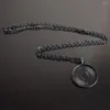 Kedjor esspoc norrsken konst bild lysande halsband steampunk svart hänge halsband för kvinnor män halloween gåva