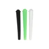 Smoking Colorful Plastic Pen Style Portable Dry Herb Tobacco Preroll Rolling Roller Cigarette Cigar Holder Stash Case Cone Horn Storage Box Tube