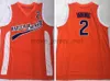 NCAA Mens Vintage Basketball Jerseys College Moive Oncle Drew Harlem Buckets Jersey Kyrie 2 Irving Big Fella 34 Chemises Orange Stiltched S-2XL