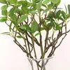 Decorative Flowers Artificial Eucalyptus Branch Leaves Green Fake Plant Spring Outdoor Home Decoration Flower Arrangement Floral