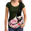 Dog Car Seat Covers Cute Cake Biscuit Print Pet Carrier Crossbody Bags Puppy Carrying Shoulder Sling Bag Travel Cat Pouch Pets Accessories