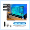 Bandes LED Smart Ambient TV Rétroéclairage LED pour 4K HDMI 2.0 Device Sync Box Kit de bandes lumineuses LED Wifi Alexa Voice Google Assistant Control P230315