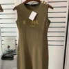 Abiti casual di base Designer Abiti da donna per occasioni speciali gonna firmata Abito di lusso senza maniche da spiaggia Abito moda ragazza sexy tuta ZY8C