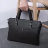 Briefcases Male Business Affairs Handbag Genuine Messenger Laptop Bag Designer Men Leather Briefcase Single Shoulder Satchel