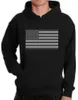 Herr hoodies American Flag Black Hoodie USA Pride Independence Day Merica Hooded Top