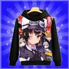 Erkek Hoodies serin anime kapüşonlu kino yok tabi the güzel dünya cosplay kapüşonlu sweatshirt moda bahar sonbahar erkekler kadın sokak giysisi ceket