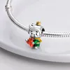 925 silver Fit Pandora Original charms DIY Pendant women Bracelets beads Boy and Girl Enamel Prince Moon Girl Charm