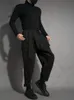 Men's Pants Hairstylist Style Dark Tide Brand Asymmetric Folding Long Adjustable Taper Loose Casual Cropped