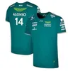 Детские мужские футболки Aston Martin Jersey T-shirt AMF1 2023 Официальная мужская футболка Fernando Alonso Formula 1 Racing Suit F1 Shirt MOTO Motorcyc Tees 0228H23 S-5XL