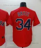 2023 Yeni Beyzbol Formaları 44 Chris Sale 34 David Ortiz 99 Alex Verdugo Boş Jersey Erkek Kadın Gençlik Boyutu-XXXL