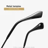 Sunglasses Seemfly 2023 Anti Blue Light Glasses Frame Women Men Rimless Fashion Luxury Square Clear Lens Eyeglasses Plain Mirror Eyewear