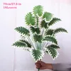 Dekorativa blommor 70 cm Stora konstgjorda palmträd Tropiska växter Plastiska eklandskapande El Christmas Home Decor Accessories