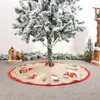 Christmas Decorations Tree Skirt Ornament Apron Cute Boy Girl Holiday Decoration Party Atmosphere Ornaments Year 2023 Present