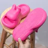 Slippers Cute Rabbit Home Slipper for Womans 2023 New Spring Summer Indoor Outdoor Antiskid Sandals Soft Soles Bathroom Shoes Slides Z0317