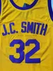 NCAA MENS BASKABALL JERSEYS COLLEGE JC SMITH #32 COLLEGE DON CHEADLE Earl The Goat Manigault Rebound Yellow Jersey Shirts S-2XL