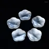 Decorative Figurines 1PC Natural Crystal Selenite Flower Shaped Bowl Chakras Healing Polished Gypsum Minerals Specimen Reiki Home Decor