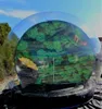 3ml dia Pump Snow Globe Human Size Photo Booth Customized Background Picture Inflatable Human Snow Globe Beautiful Bubble Dome clear Christmas Product Halloween