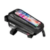 Sacs de sacoches WILD MAN Cadre de vélo Tube supérieur avant Cyclisme étanche 6,6 pouces Étui de téléphone pour appel Écran tactile VTT Pack Accessoires de vélo