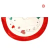 Christmas Decorations Economical 48 Inch Tree Skirt Invisible Nylon Clasp Xmas Apron Decoration Shopping Mall El Home Ds99