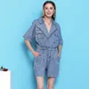 Frauen Overall-spielanzug Frühling Und Sommer Westlichen Stil Anzug Mode Playsuits Elastische Taille Dünne Dünne Denim Frauen Shorts NW19B6008Women