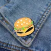 Broches Hamburg Pizza geëmailleerde broche Super Foodie Cartoon Funny Pins Denim Jacket Micro Badge