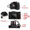 Fotocamere digitali XJ06 DSLR Full HD professionale 1920 1080 Supporto video per fotocamera Scheda SD Obiettivo largo Ottico Portatile 16X Wini22