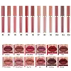 リップグロスプライベートラベルベルベットマットマットリキッドリップグロスカスタムロゴなしmakeuplip