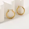 Hoop oorbellen grote vrouw trendy gouden kleur sieraden groothandel rond groot formaat voor vrouwencadeau