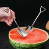 New304 Spoon Spoon Mini Shovel Shape Shape Кофейные ложки торт мороженое десерты совок фруктов арбузы сочки DH004