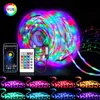 LED Strips 1-30M 5050 LED Strip Light RGB USB Flexible Lamp Tape Diode Cable Bluetooth APP Control Desk Screen TV Background Lighting P230315