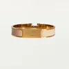 Classic H Bracelet 18k Gold Bracelet Mens Luxury Brand Enamel Bracelet Women Birthday Mother' Day Jewelry Holiday Gifts