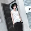 Men's T Shirts Summer 2023 Sleeveless Satin Fashion Ice Silk With Vest Shirt For Thin Inside And Small Outer Wear