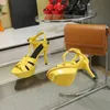 Super High Heel Women Sandals leather fashion sexy banquet shoes Workplace runway high heels 10CM 13CM heel size 35-43 with box