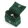 Pochettes à bijoux flanelle anneau sac proposition pochette en velours emballage affichant la décoration de fête de mariage boîte-cadeau