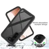 Shockproof Clear PC Cases Built-in Screen Protector TPU Bumper Rugged Defender Cover for Samsung Galaxy S23 S22 Plus S21 FE
