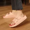 Zapatillas Chanclas de verano para hombres y mujeres, sandalias de playa rojas con red de agua mojada, zapatillas con hebilla de doble botón de moda, zapatos casuales Z0317