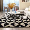 Carpets Nordic Zebra Striped Thick For Living Room Home Carpet Bedroom Bedside Coffee Table Rug Floor Mat Study Dining Rugs