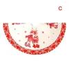Christmas Decorations Economical 48 Inch Tree Skirt Invisible Nylon Clasp Xmas Apron Decoration Shopping Mall El Home Ds99