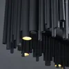 Lampes suspendues lustre de plafond moderne en acier inoxydable éclairage suspendu G9 ampoules LED meubles de maison lumières décoratives intérieures