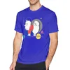 Magliette da uomo Pomerania in un maglione lavorato a maglia T-shirt a maniche corte Top estivi T-shirt alla moda