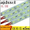 LED -strips 10 stcs*50 cm fabrieksgroep DC 12V SMD 5730 5630 LED Hard rigide stripstaaf Licht P230315