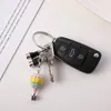 Keychains Creative Key Chain Lovely Air Balloon Pendant Bag Car Lady Ryggsäck Ring 2023