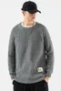 Männer Pullover Herbst Und Winter Verdickt Große Pullover Langarm Casual Lose Pullover Kaschmir Solide KnittingMen's