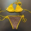 Kadın mayo tasarımcısı moda mayo seksi kızlar banyo kıyafeti tekstil yaz mayo bikinis set tek parça yüzmek