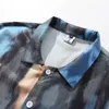 Casual shirts voor heren hiphopolie schilderen gedrukt shirt met korte mouwen met pocket mannen oversized vintage kleding voor tieners Hawaiiaanse jurk camic