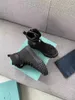 Designerskor Summer Nylon Sneakers Monolith Shiny Löstagbar nylonpåse Combat Shoes Outdoor Thick Men Women Bottom Boots 35-46